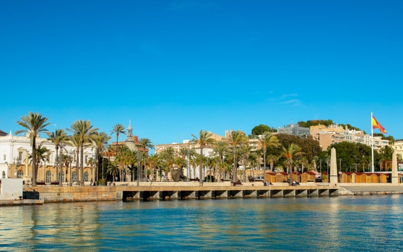 Paseos junto al mar en Cartagena