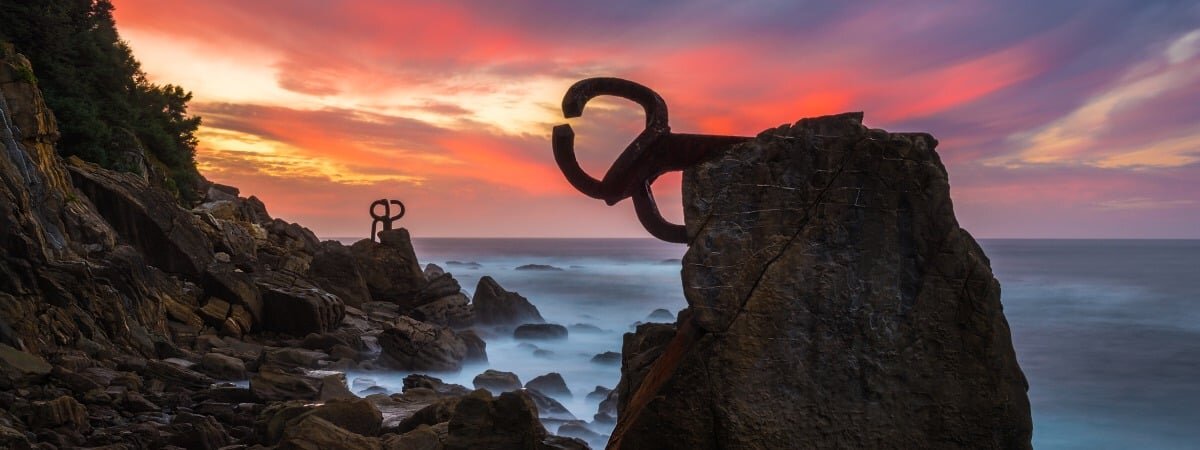 El peine del viento, Chillida (San Sebastián). | Shutterstock