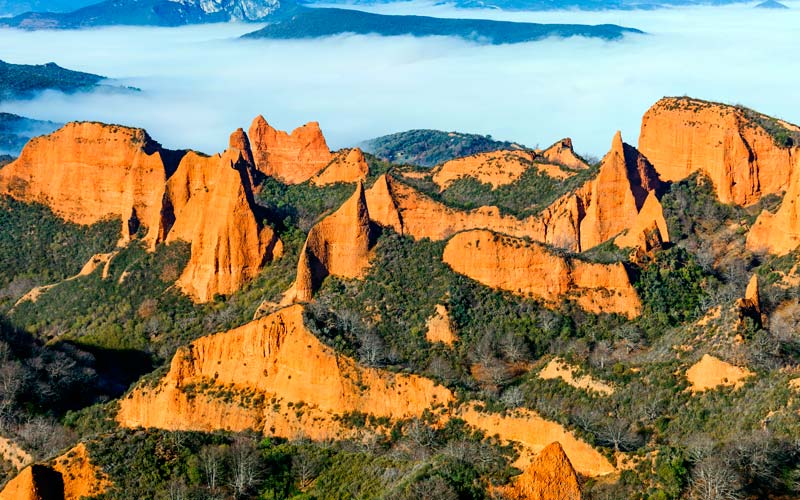 Vista sobre Las Médulas