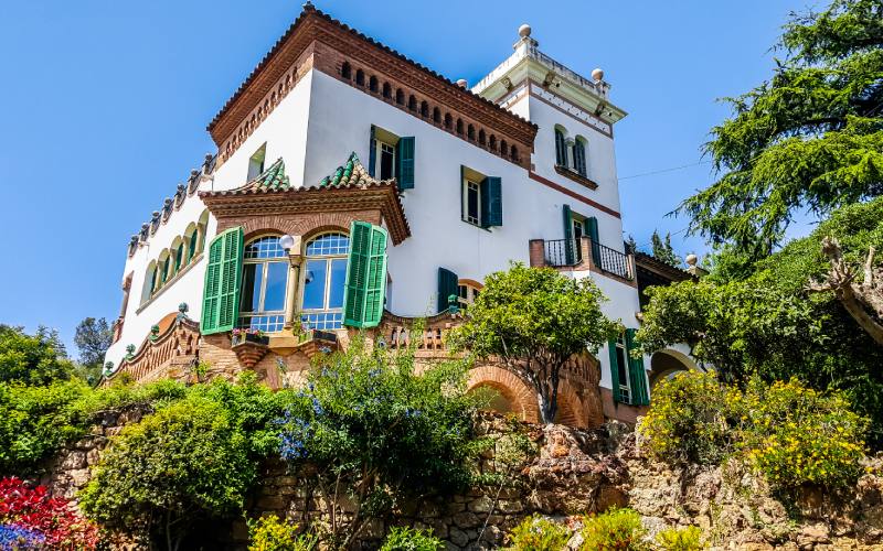 Casa Trias en el Park Güell