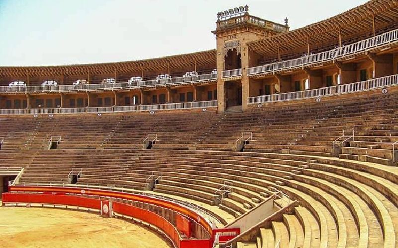 Interior de la plaza de toros de Mallorca