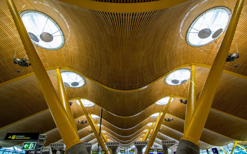 La T4 del aeropuerto de Madrid Barajas