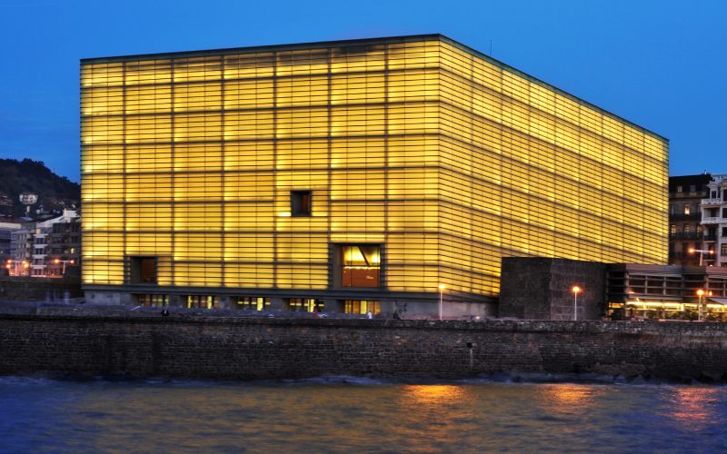 El edificio Kursaal es uno de los iconos de San Sebastián