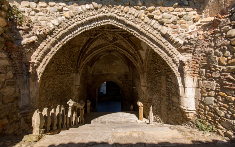 Pórtico en Santa María de Carracedo