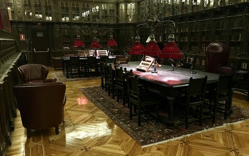 Biblioteca del casino de Madrid