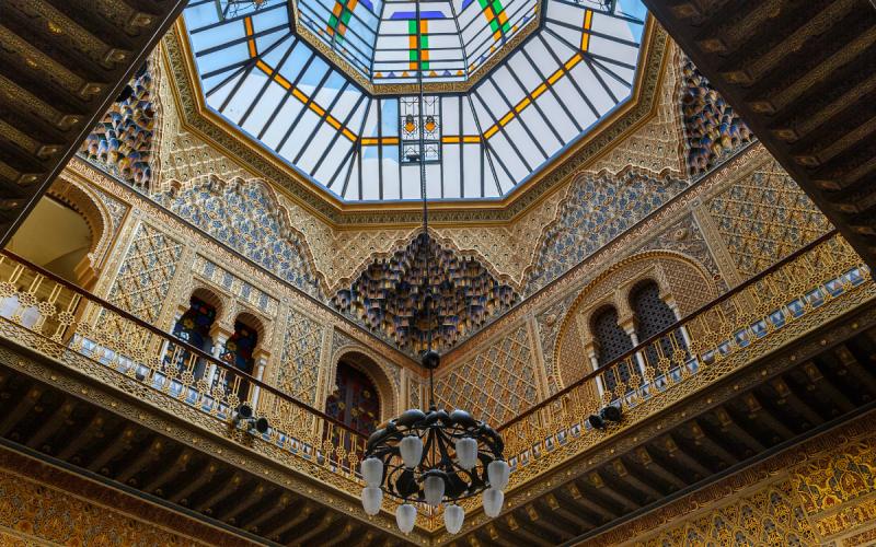 Sala árabe del Real Casino de Murcia