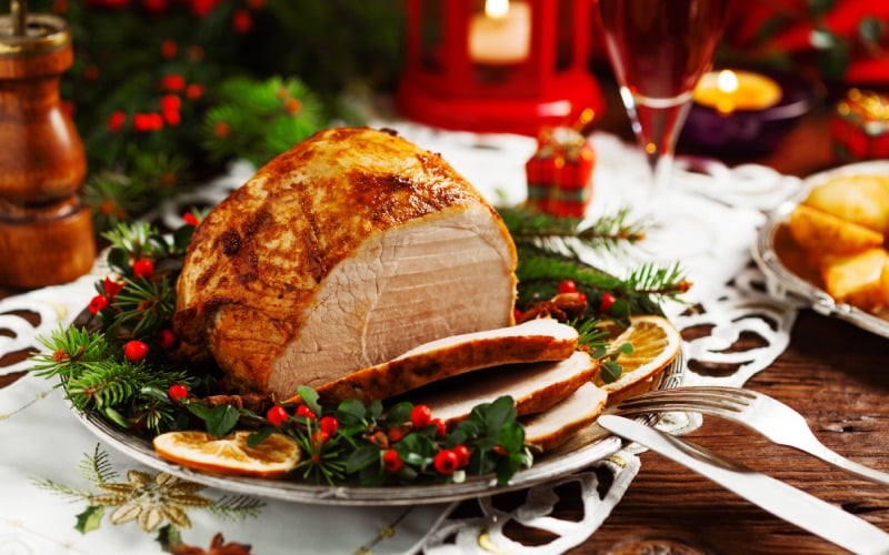 Cena típica de Navidad