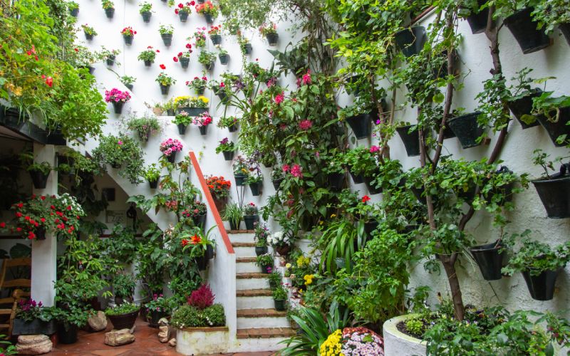 Barrio Alcázar, que contiene varios de los más populares patios de Córdoba