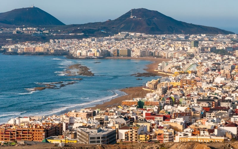 Panorámica de Las Palmas de Gran Canaria