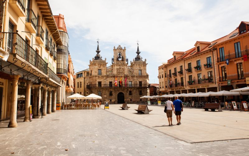 Plaza ayuntamiento en Astorga