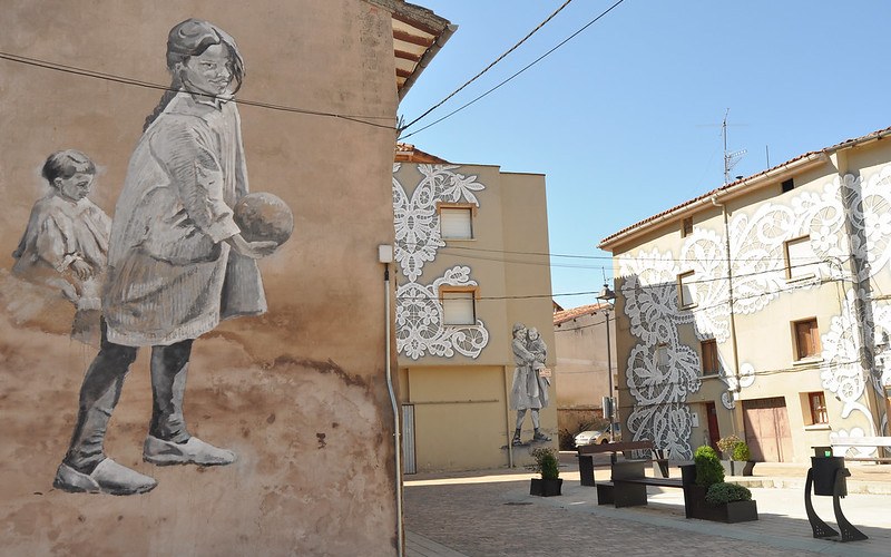 mural en Belorado