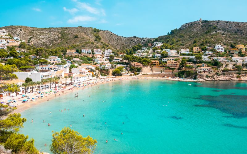 Playa en Moraira