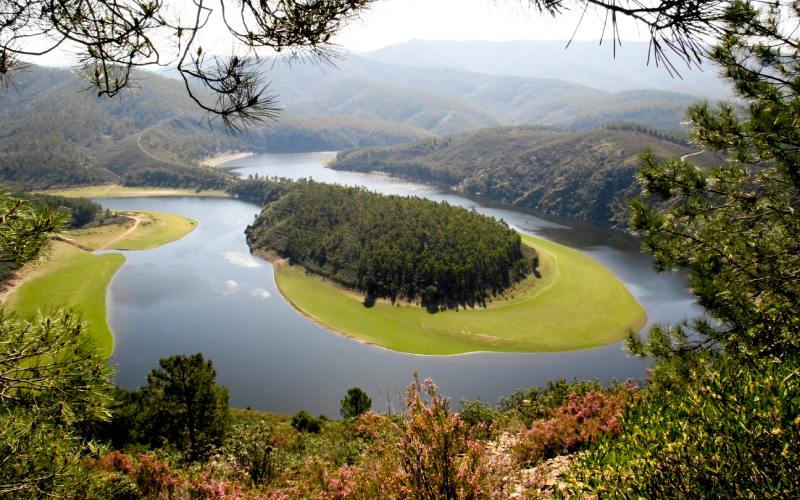 Meandro del río Melero