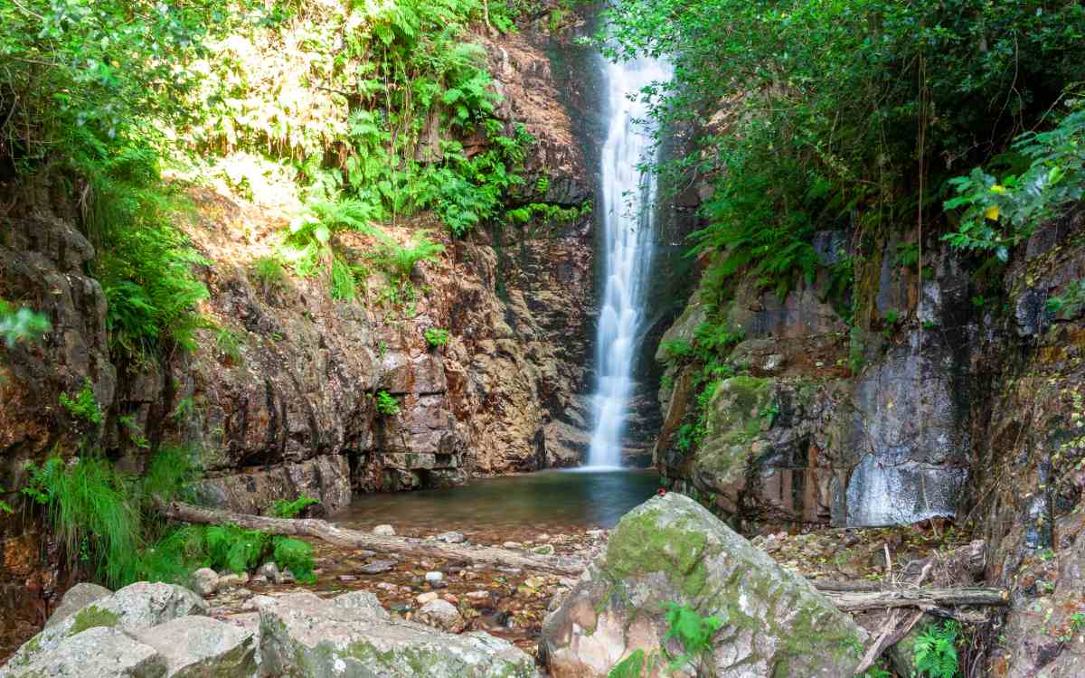 Cascada en el Parque Nacional de Cabañeros