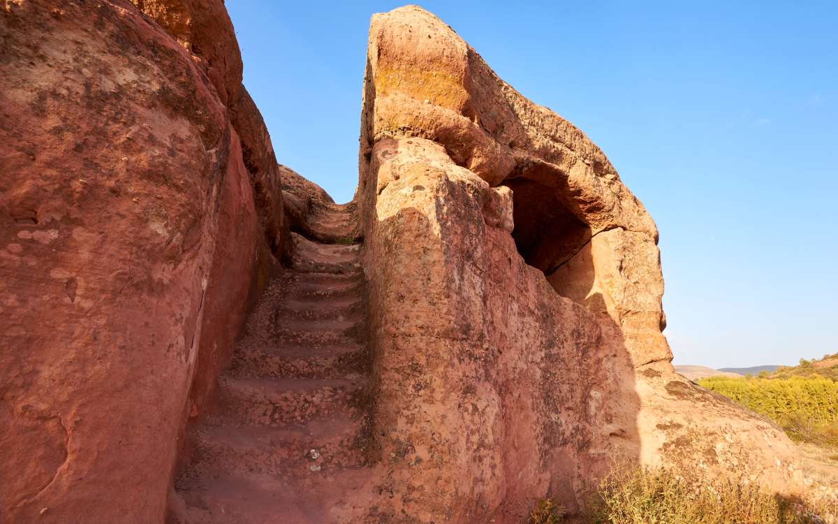 Escaleras en la ‘Pompeya española’
