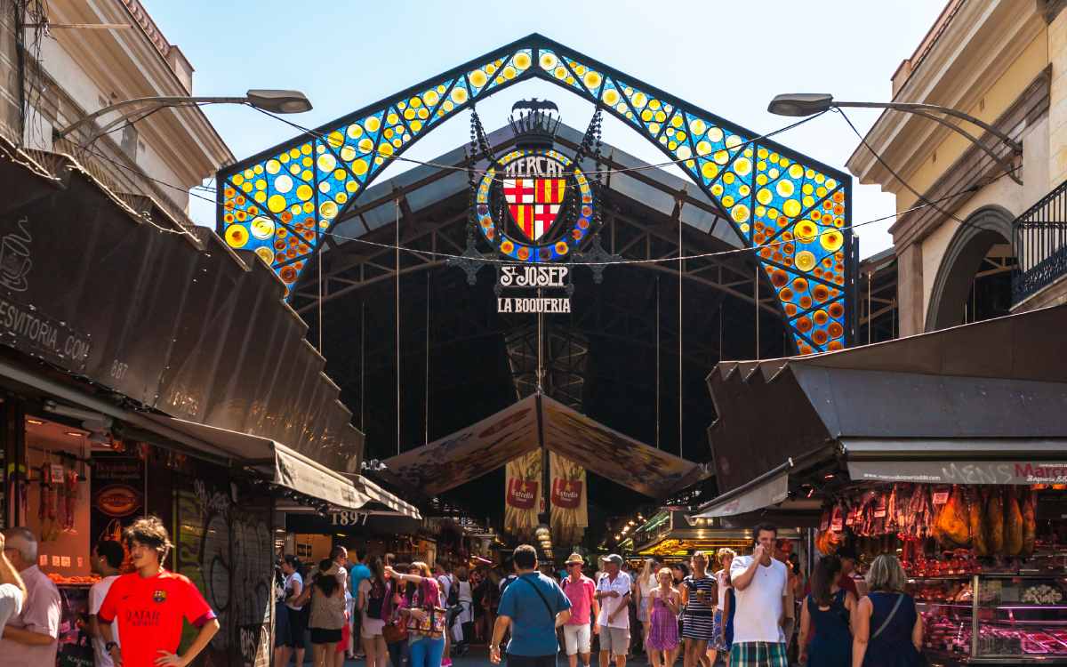 La Boquería en Barcelona
