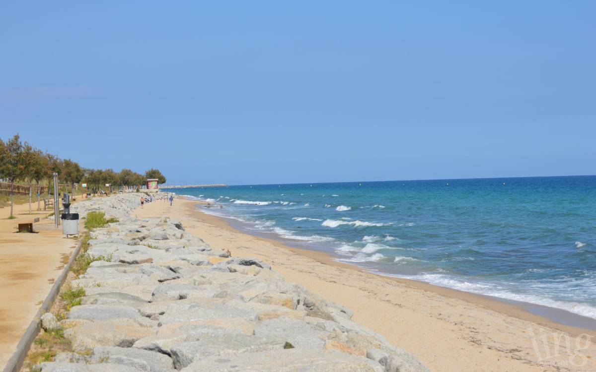 Playa de Ocata en el Masnou