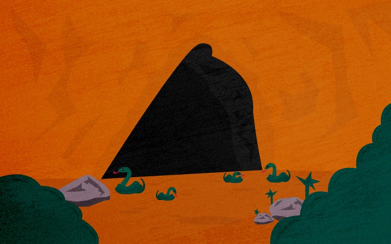 Ilustración de la cova del Bolet