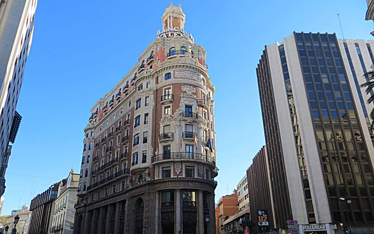 Antigua sede del Banco de Valencia en Valencia