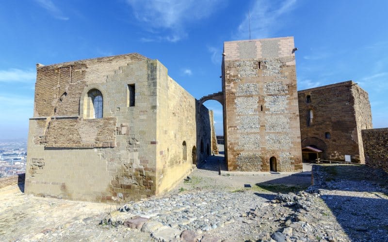 Castillo templario de Monzón Sala capitular y Torre del Homenaje