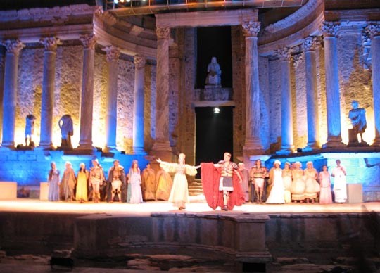 Resultado de imagen de teatro Mérida representación imágenes