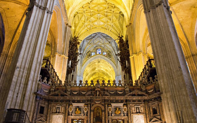 Interior de la catedral de Sevilla
