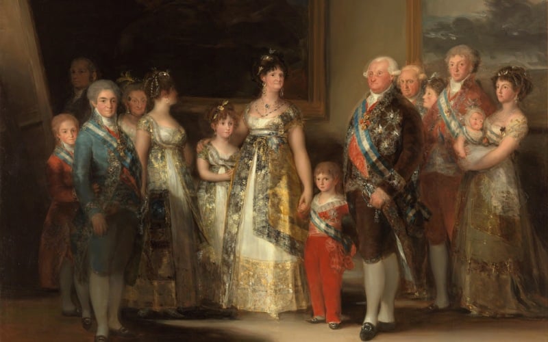 La familia de Carlos IV de Francisco de Goya