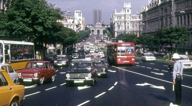 Madrid en los 70 un día cualquiera en España