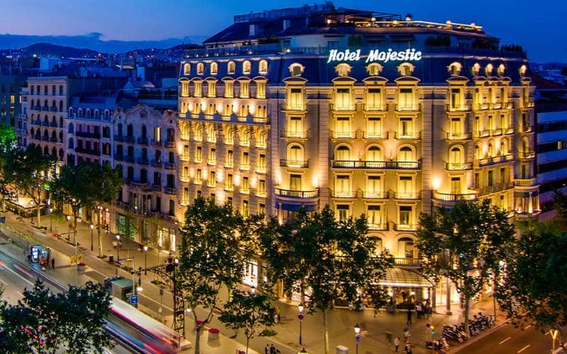 Hotel Majestic en Barcelona