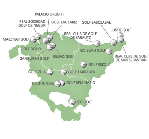 golf en el país vasco, Golf en el País Vasco