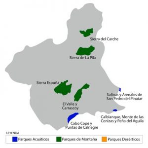 Calblanque, Calblanque, Monte de las Cenizas y Peña del Águila