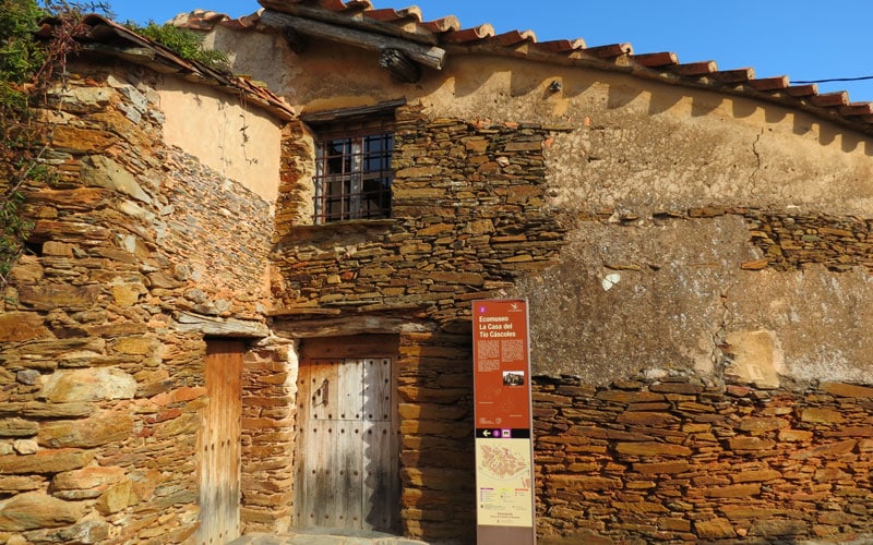Fachada del Ecomuseo Casa del Tío Cáscoles
