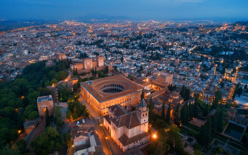 Vista aérea de Granada