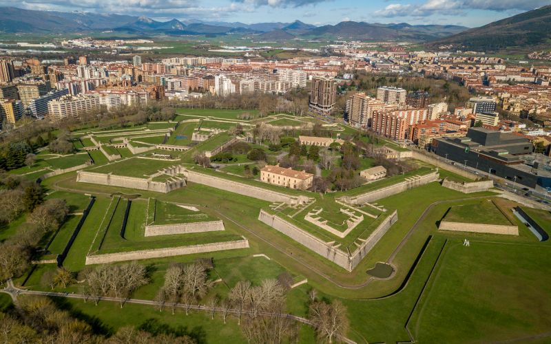 Vista aérea de Pamplona