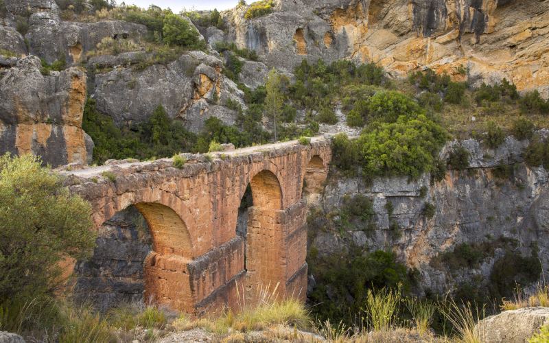 Roman aqueduct of Peña Cortadada