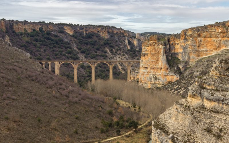 Panorámica de las Hoces del Riaza, en Segovia