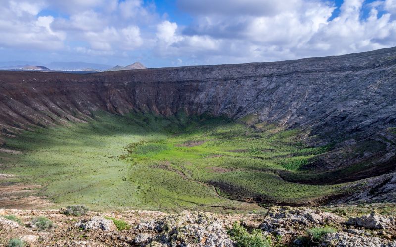 Cráter de Caldera Blanca, Timanfaya