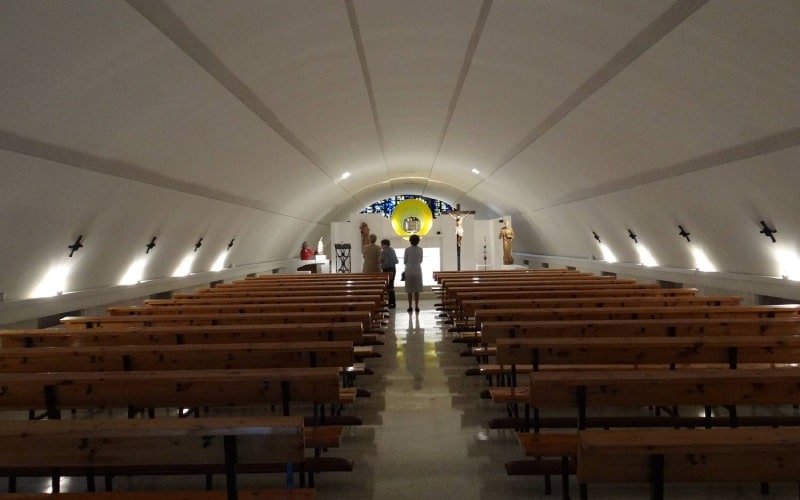 Estado actual de la capilla de Santo Domingo de la Calzada de la M-30
