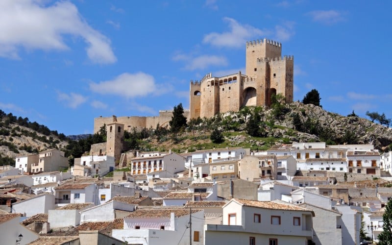 Panorámica del castillo de Vélez-Blanco