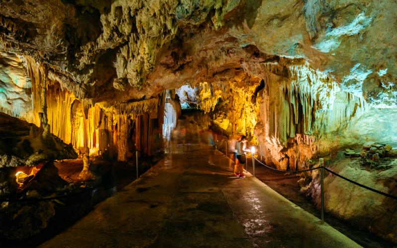 Inside the Nerja caves