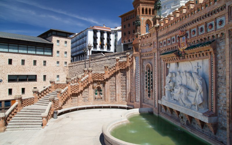 La escalinata de Teruel