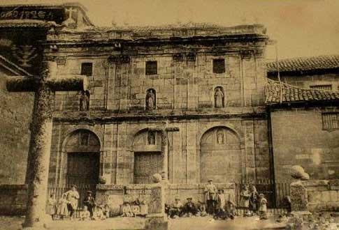 Foto antigua del convento de Santa Clara, que hay que ver en Carrión de los Condes