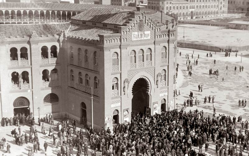 Madrid antiguo: La Plaza de Toros en los años 30