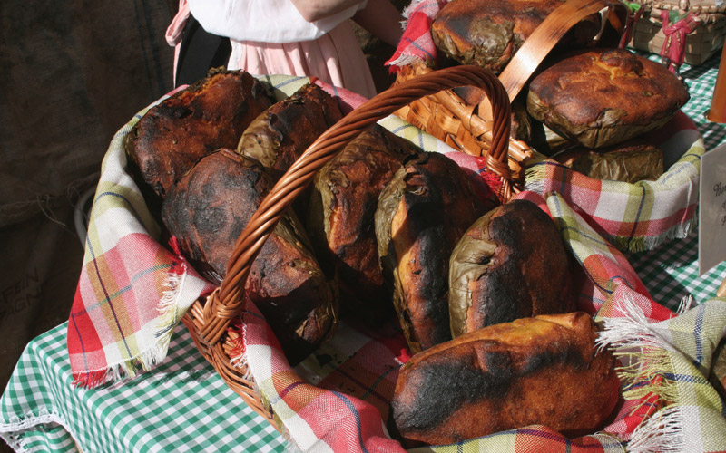 pan boroña en Asturias