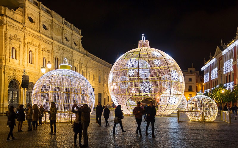 ciudades de España con más luces de navidad: Sevilla