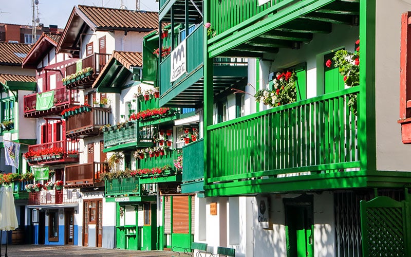 Barrios más coloridos de España.