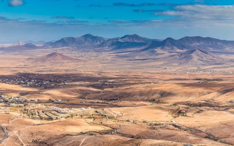 Vista de Fuerteventura desde el mirador Morro Velosa
