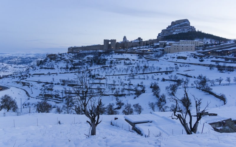 Así que Morella es, por tanto, uno de los pueblos nevados más bonitos de España