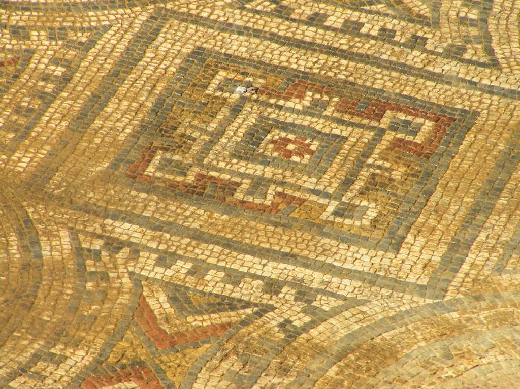 mosaico de la villa de orpheus en Camarzana de Tera