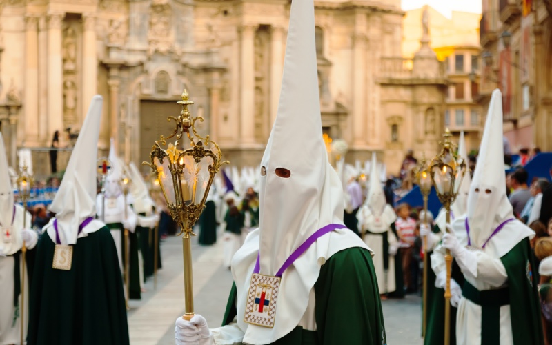 Nazarenos en Murcia